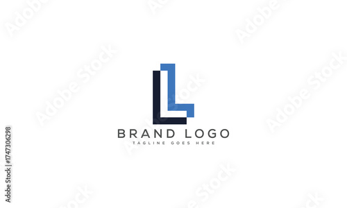 letter LL logo design vector template design for brand.