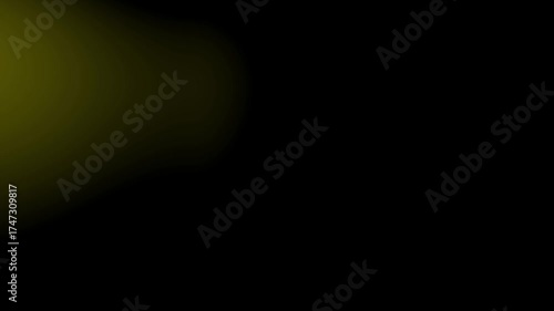yellow color flame light leak trending video effect