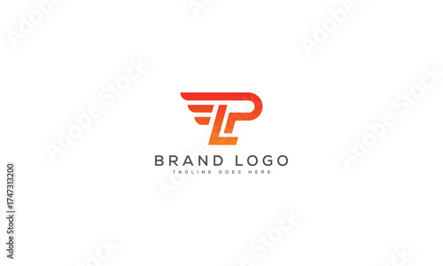 letter PL logo design vector template design for brand.