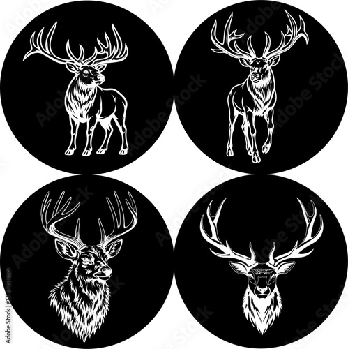 [BW] Elk logo vector.eps