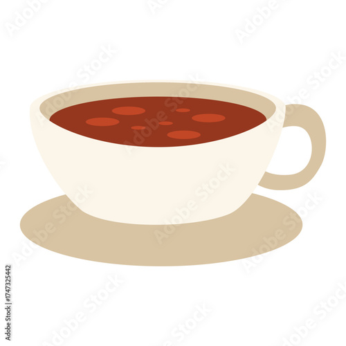 Comforting cup of tea, a moment of relaxation, a flavorful beverage for a cozy break, simple pleasures, warm drink, calming ritual, ideal for social media and recipe blogs
