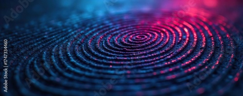 Intricate Fingerprint Patterns A Close-Up Abstract Texture Ideal for Security, Identity, and Forensic Projects