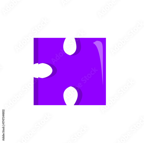 Purple Puzzle Piece