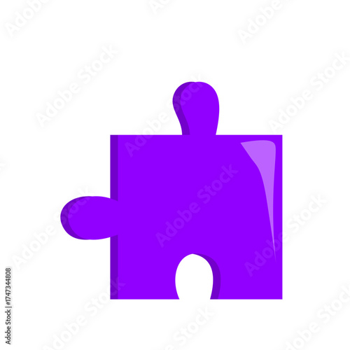 Purple Puzzle Piece