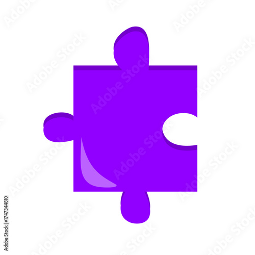 Purple Puzzle Piece