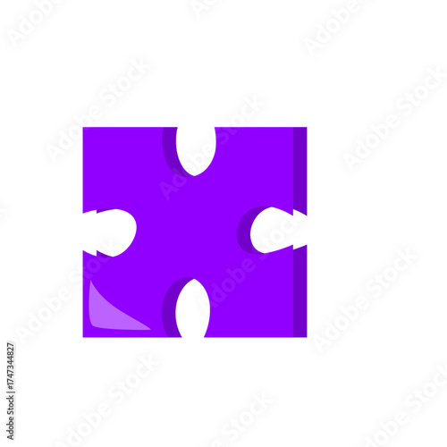 Purple Puzzle Piece