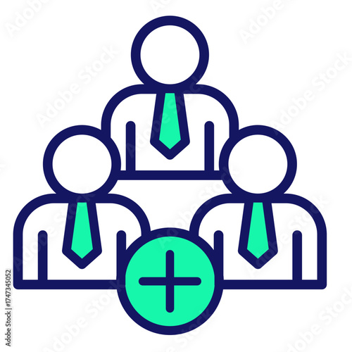 Team Management  Icon Element For Design