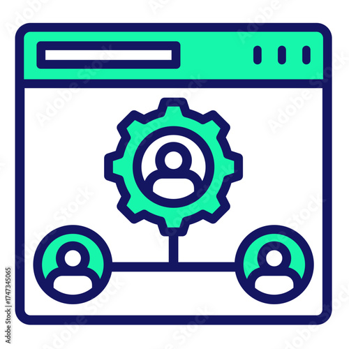 Hr System  Icon Element For Design