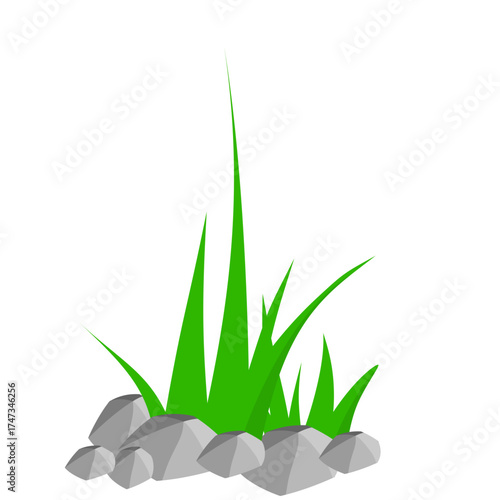 Grass and Rock Graphics