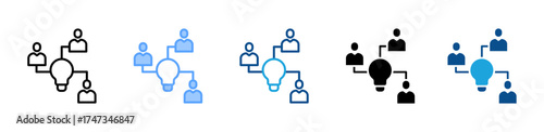 Idea Connections icon sheet multiple style collection