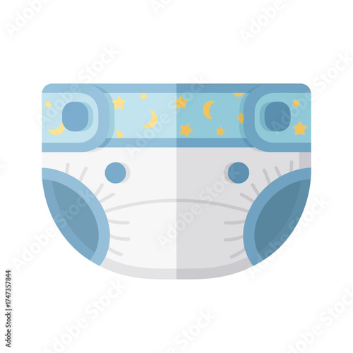 Baby Diaper with Cute Pattern