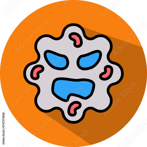 White Blood Cell isometric icon