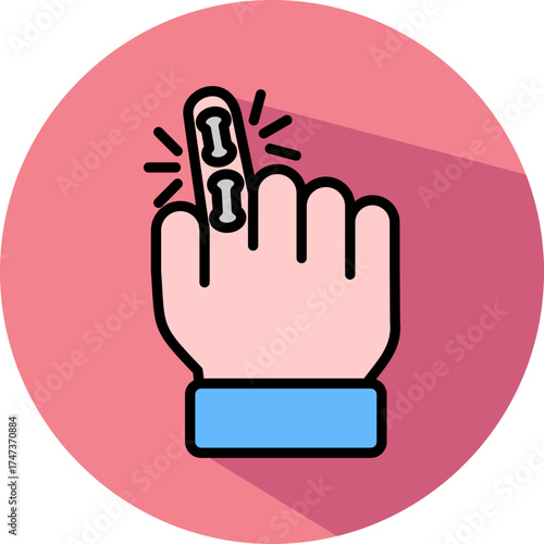 Inflammation isometric icon