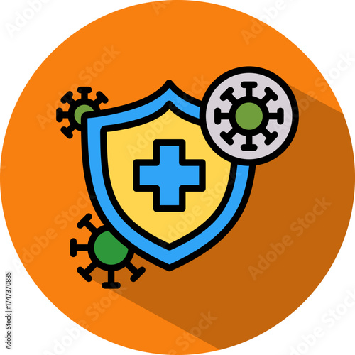 Immune Response isometric icon