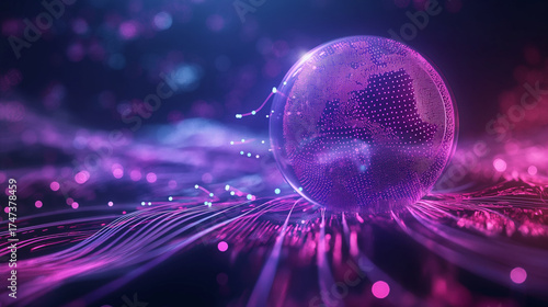 fiber optics background