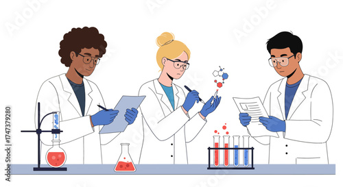 Scientists at Work Collaborative Research in the Lab