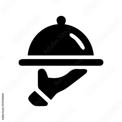 Wedding meal icon with transparent background for wedding event timeline
