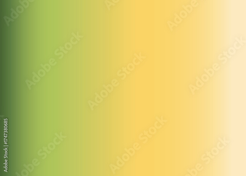 Yellow Green Gradient Background Vector, Soft Warm Color Blend, Abstract Minimal Natural Backdrop Design