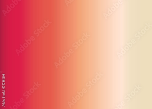 Vibrant Red Orange Yellow Vertical Gradient Vector Background