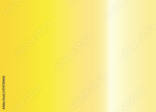 Bright Vibrant Yellow White Vertical Gradient Vector Background