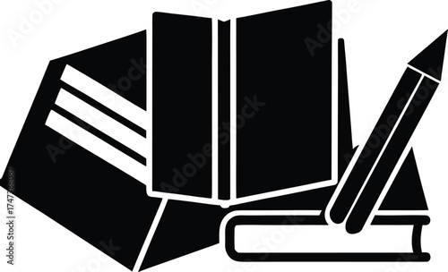 Study Materials vector icon.