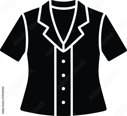 School Uniform vector icon.