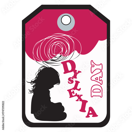Dyslexia Day label