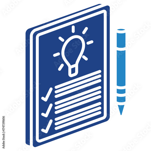 Concept Idea Mini Illustration Isometric Icon. Use For Modern Concept, Print, Ui, Ux Kit, Web And App Development. Vector Related To Market, Business, Finace