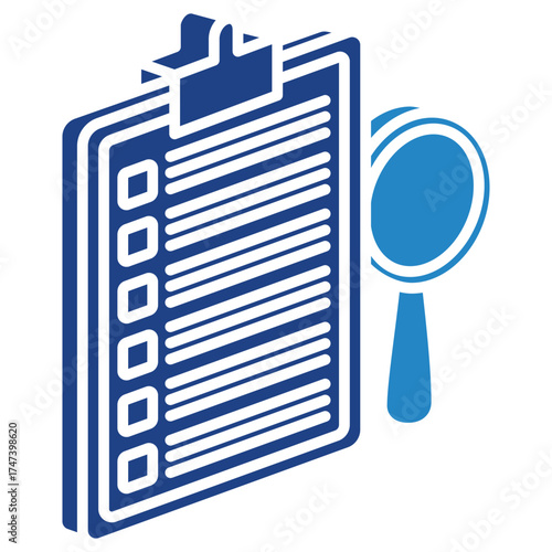 Business Survey Mini Illustration Isometric Icon. Use For Modern Concept, Print, Ui, Ux Kit, Web And App Development. Vector Related To Market, Business, Finace