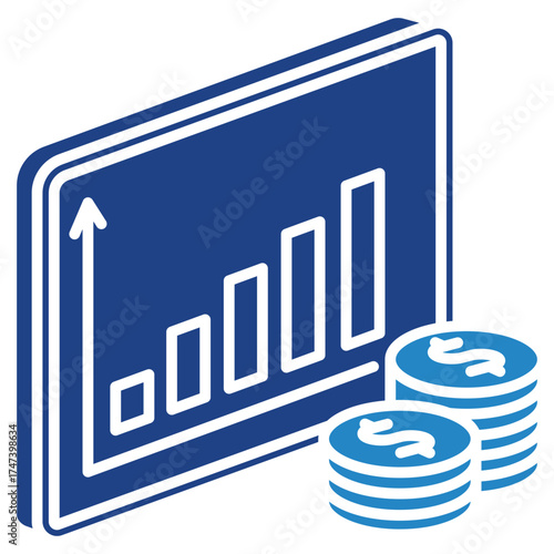 Demand Mini Illustration Isometric Icon. Use For Modern Concept, Print, Ui, Ux Kit, Web And App Development. Vector Related To Market, Business, Finace
