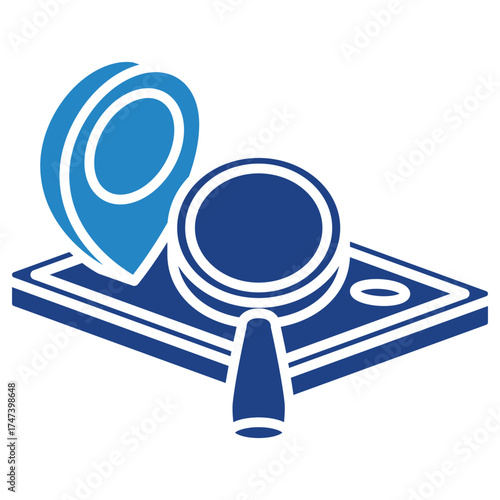 Discovery Mini Illustration Isometric Icon. Use For Modern Concept, Print, Ui, Ux Kit, Web And App Development. Vector Related To Market, Business, Finace