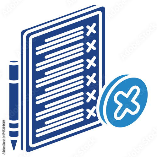 Evaluation Mini Illustration Isometric Icon. Use For Modern Concept, Print, Ui, Ux Kit, Web And App Development. Vector Related To Market, Business, Finace