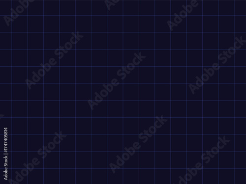 Midnight Blue Grid Background with Royal Blue Lines