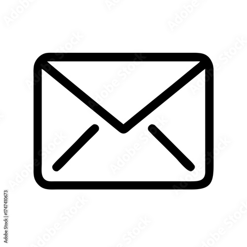Envelope icon representing communication and correspondence