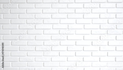 Seamless white brick wall texture