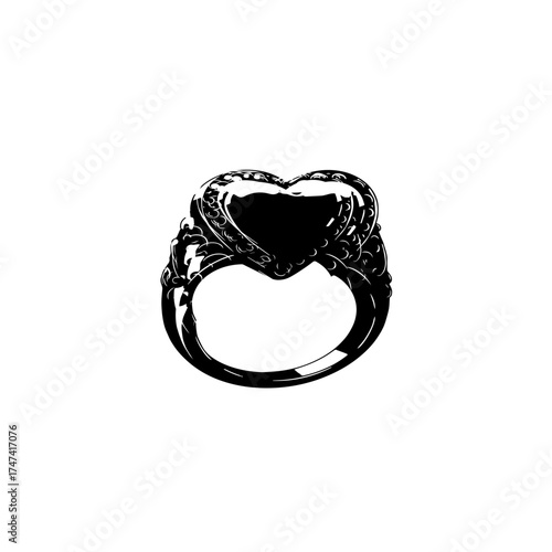 Heart Ring Illustration