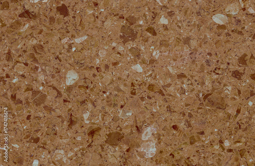 White terrazzo texture background pattern. Wallpaper.
