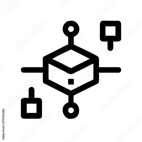 Decentralized network with cube