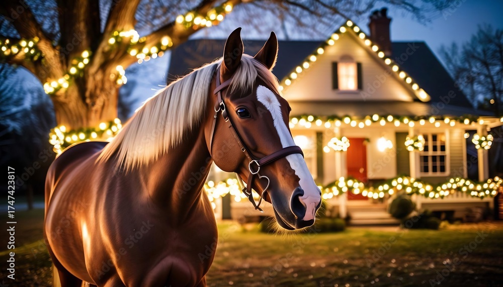 Obraz premium horse and rider