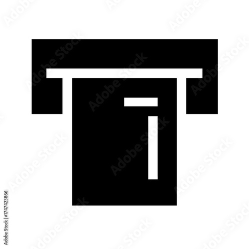 Atm machine slot for cash withdrawal