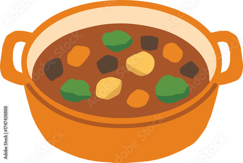 ビーフシチューのイラスト