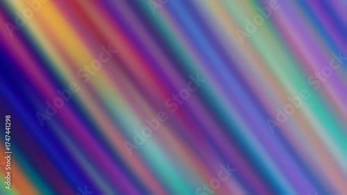 Abstract Colorful Diagonal Stripes Background Motion.
