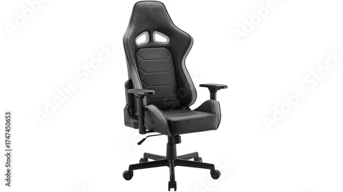 Professional black ergonomic gaming chair for ultimate comfort and performance