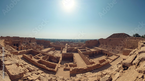Mohenjo-daro - an archaeological site in the province of Sindh, Pakistan