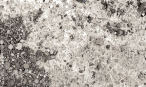 Intricate sand trace on wall, blending smoothness and texture for a rugged, natural aesthetic.