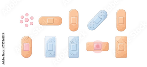 Assorted band aids
