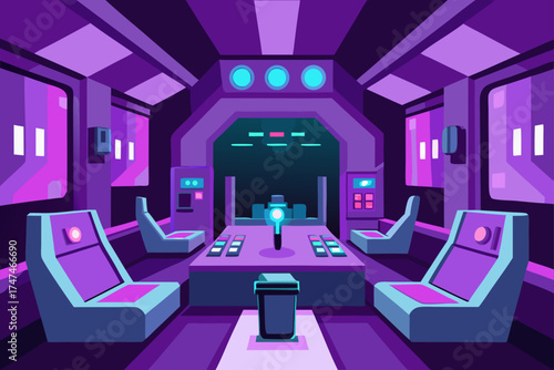 advanced training simulation room with white walls