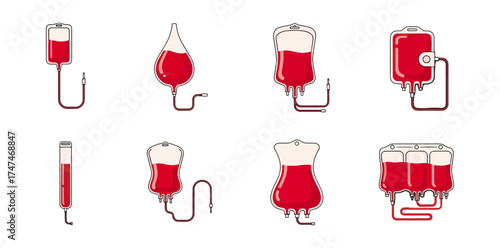 Blood bags medical equipment