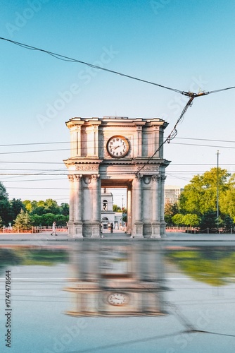 Fényképezés Triumphal arch Moldova Chisinau