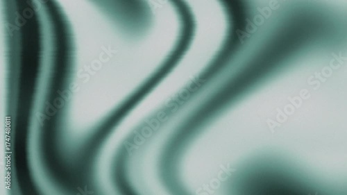 Retro teal green abstract background with turquoise wavy patterns, vintage style. Suitable for web design, social media graphics, and product packaging.